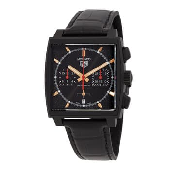 TAG Heuer Monaco Chronograph Automatic Black Dial