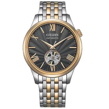 Mechanical Automatic Grey Open Heart Dial Men's Watch