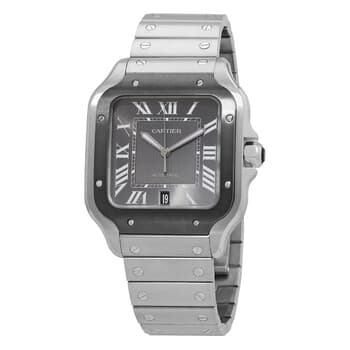 Cartier Santos Large Model Automatic Grey Dial ( 39.8mm )