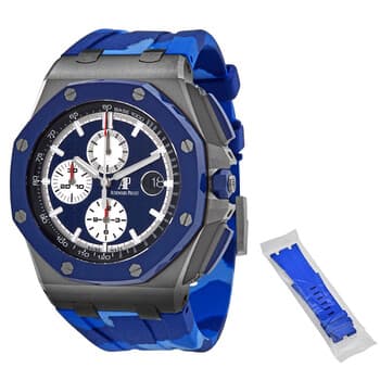 Audemars Piguet Royal Oak Offshore Camouflage Chronograph Blue Dial