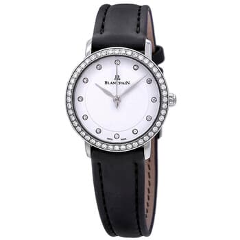 Blancpain Villeret Ultraplate Automatic Diamond White Dial Ladies Watch