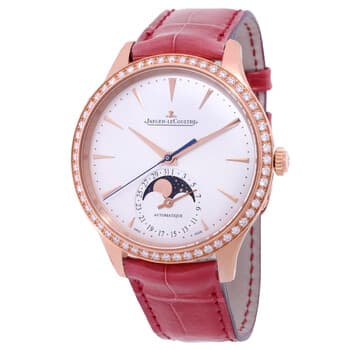 Jaeger-LeCoultre Master Ultra Thin Automatic Moon Phase Diamond Ladies Watch